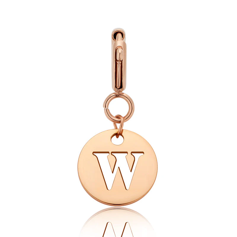 totwoo Buchstaben-Anhänger (Silber/Roségold/Schwarz) - Image 76